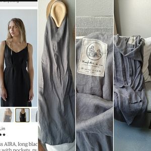 Lithuanian Linen Slip Dress Etsy